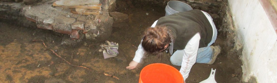 Excavating the George Spangler Summer Kitchen Floor - NV5