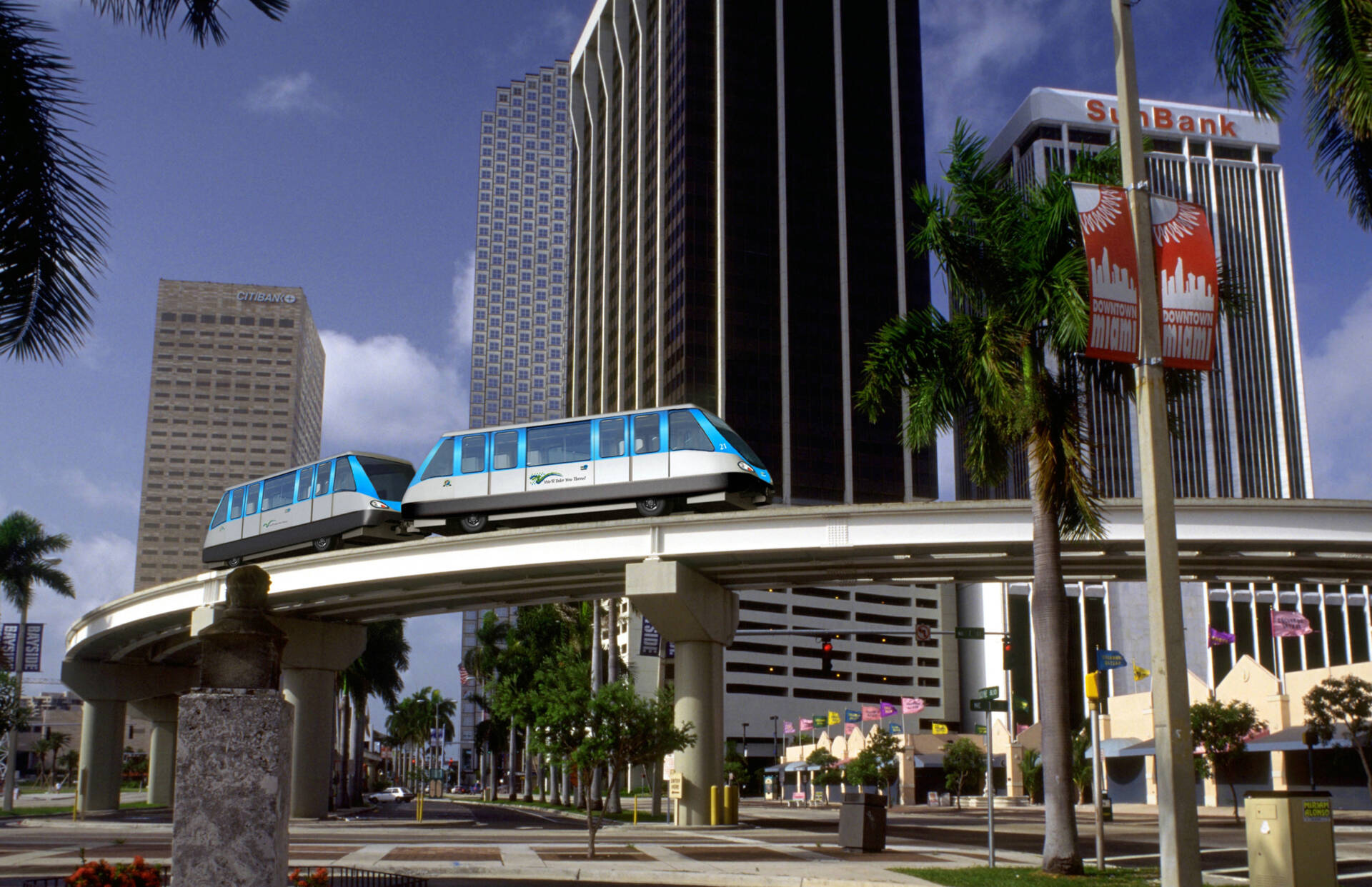 People Mover at Miami International Airport