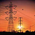 sunset powerline