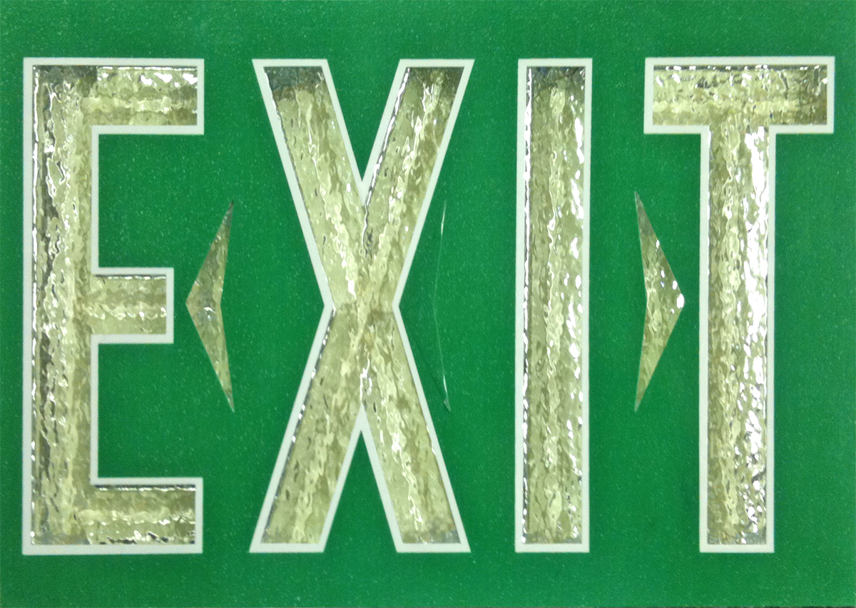 Tritium Exit Signs