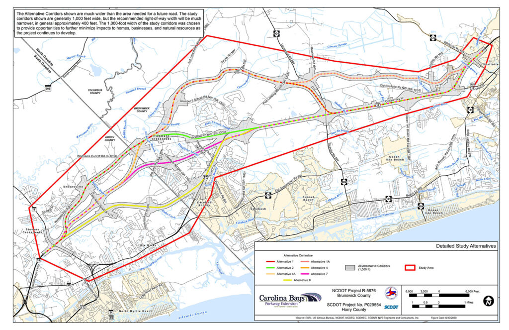 NCDOT/SCDOT Carolina Bays Parkway (SC 31) Extension NV5